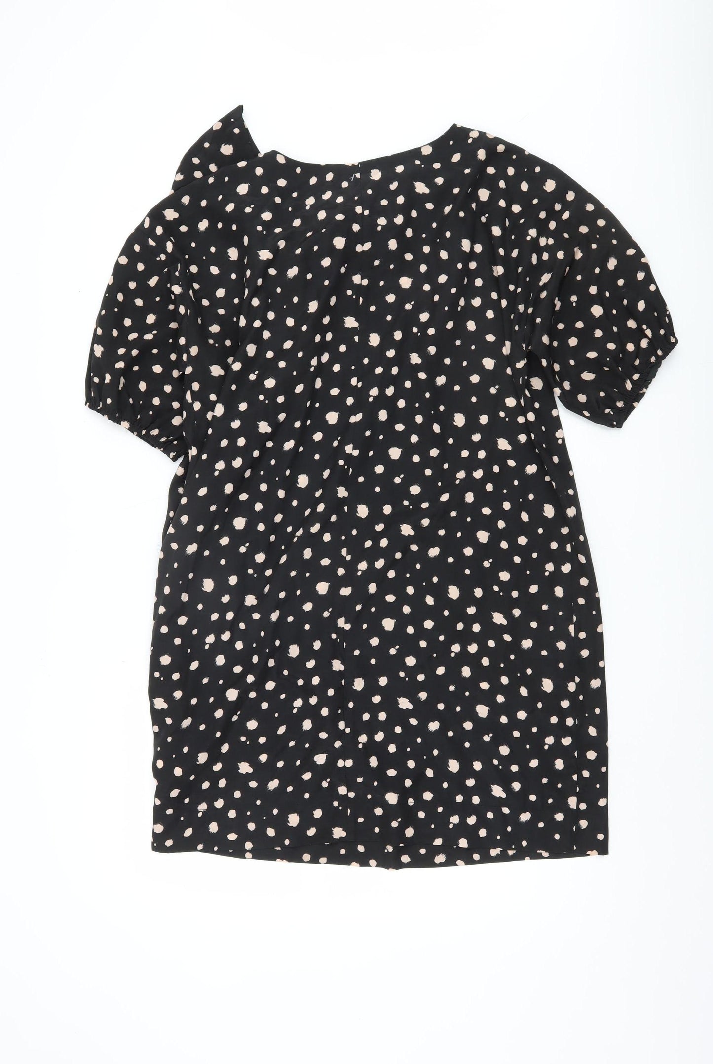 Soaked in Luxury Women's Black Polka Dot Blouse M