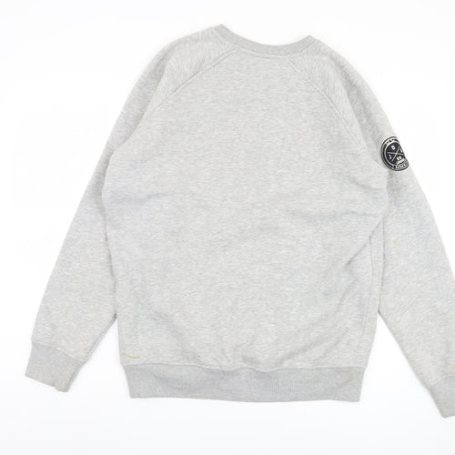Jog On London Men's Grey Pullover Sweatshirt, Size L