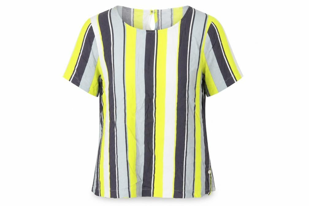 Front view of Sandwich Women's Multicoloured Striped Blouse, size 8