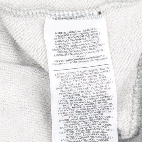 Nike Women's XS Grey Pullover Hoodie - Casual Comfort