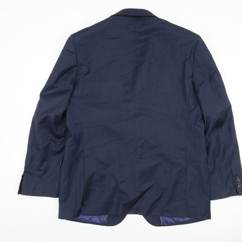 Marks and Spencer Men's Blue Wool Blazer 44 R