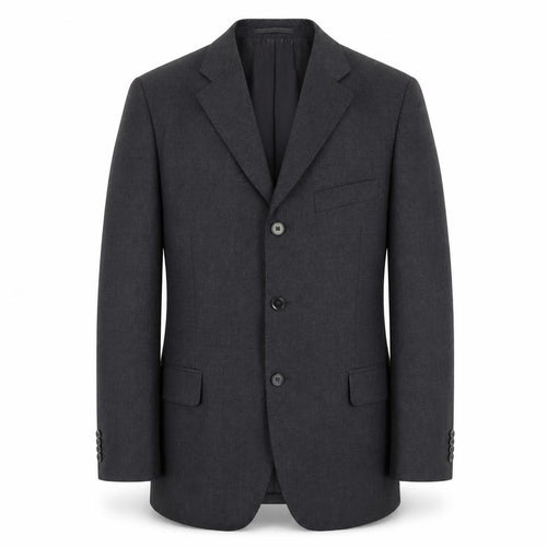 Confitalia Men's Black Blazer, Size 40, Elegant Business Wear