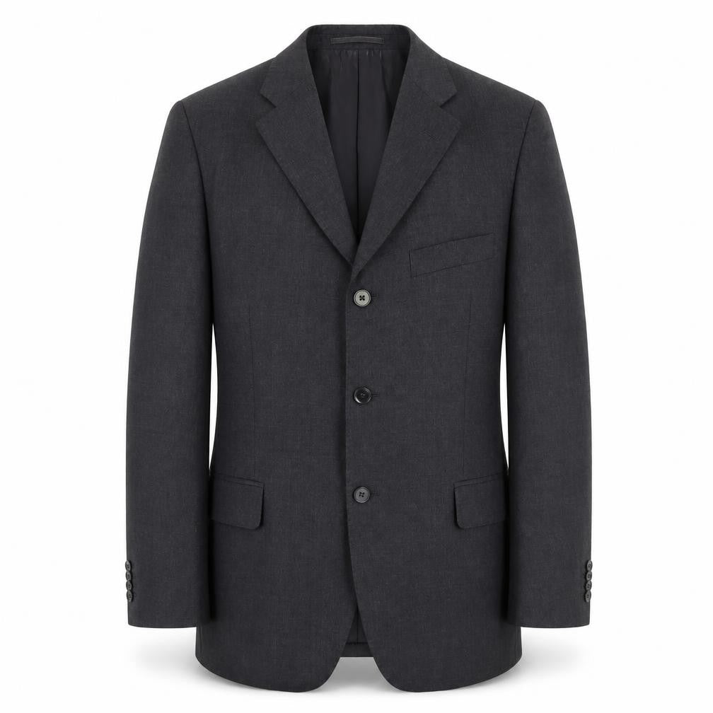 Confitalia Men's Black Blazer, Size 40, Elegant Business Wear