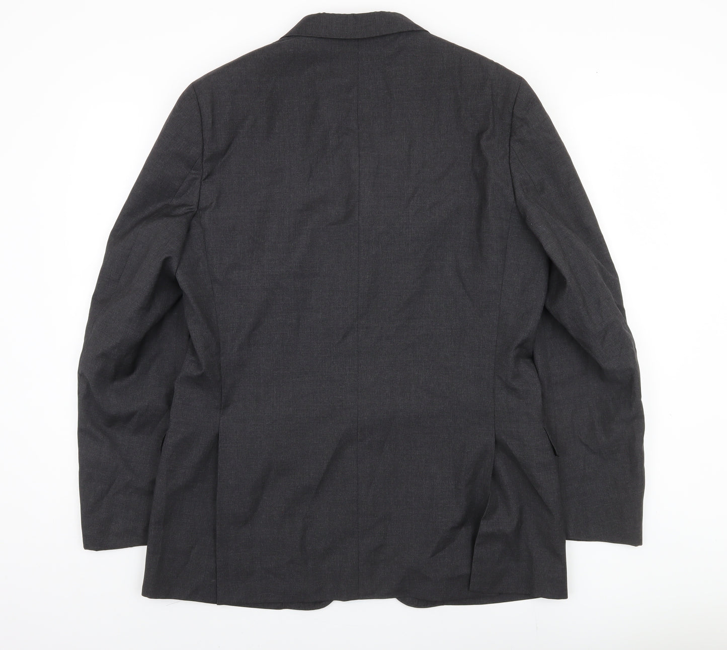 Confitalia Men's Black Blazer, Size 40, Elegant Business Wear