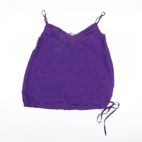 Oli Women's Purple Silk Camisole Tank Top Size 12