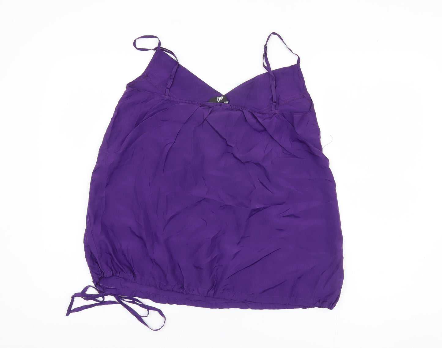 Oli Women's Purple Silk Camisole Tank Top Size 12