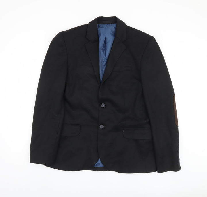 River Island Men's Black Jacket Blazer M
