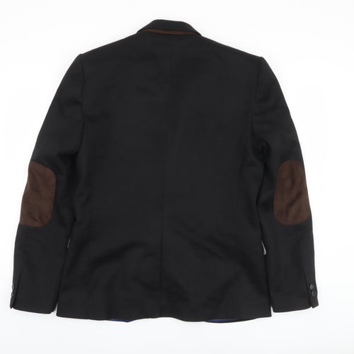 River Island Men's Black Jacket Blazer M