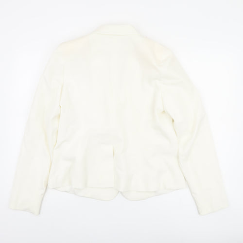 Dorothy Perkins Women's White Blazer Size 16