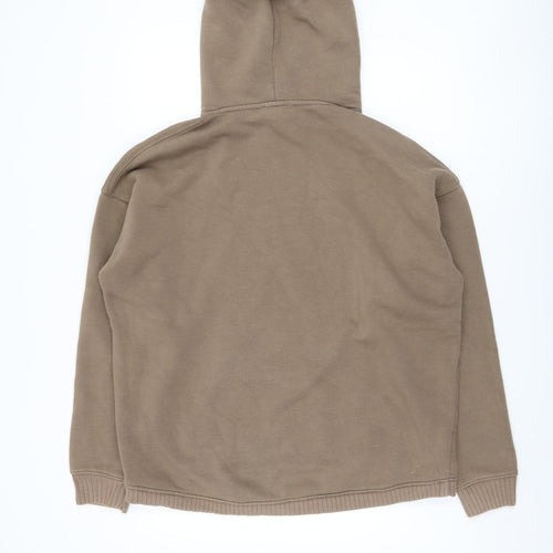 Zara Men's Medium Brown Pullover Hoodie