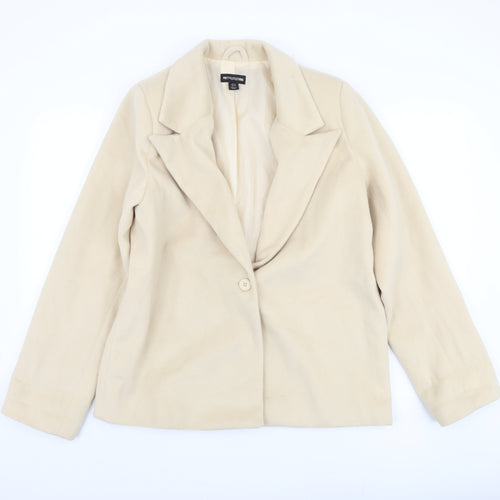 PrettyLittleThing Women's Beige Blazer, Size 10