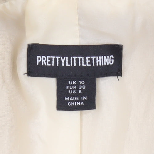 PrettyLittleThing Women's Beige Blazer, Size 10