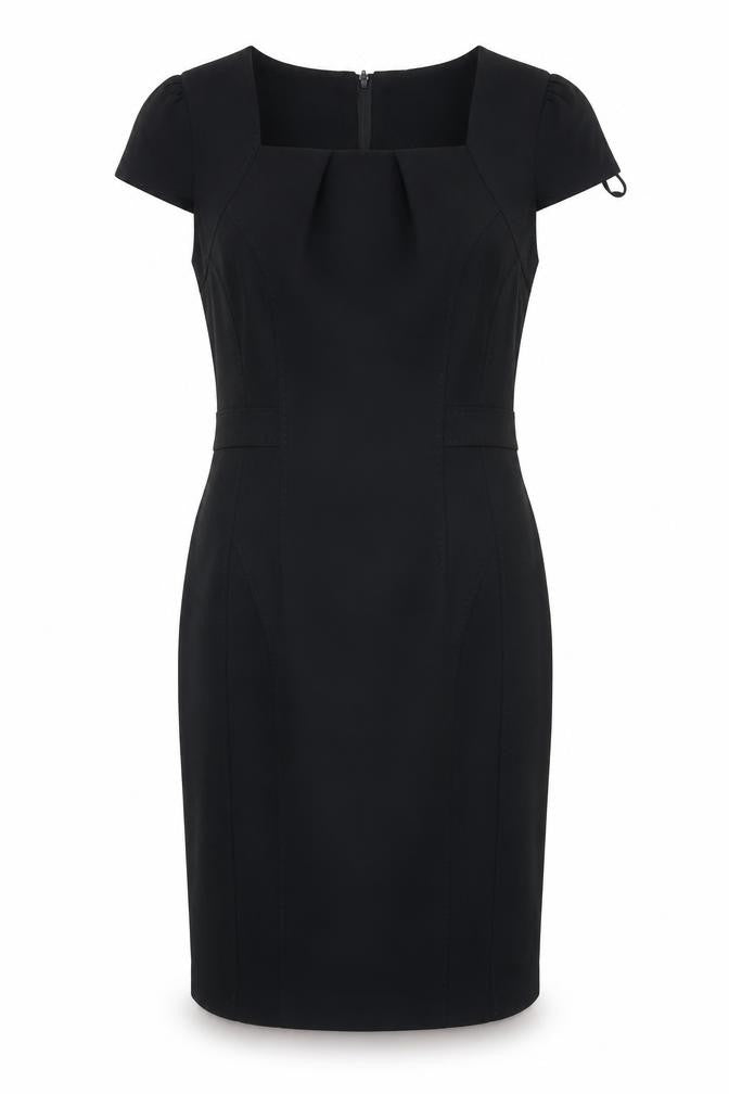 New Look Women's Black Sheath Dress, Size 10, Business Elegance