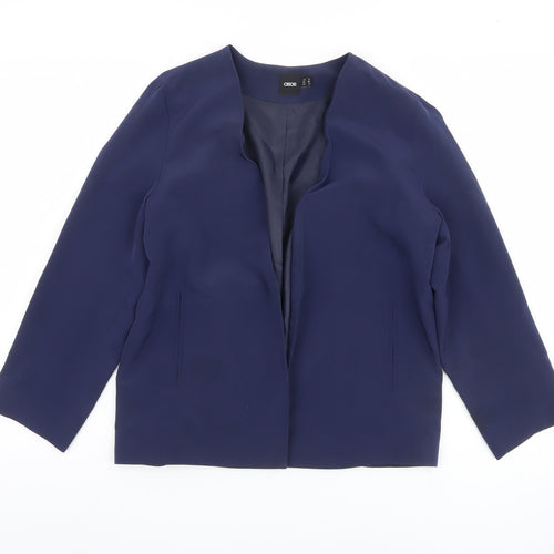 ASOS Women's Blue Blazer Size 8 Regular Fit