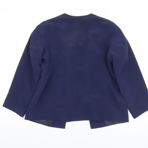 ASOS Women's Blue Blazer Size 8 Regular Fit