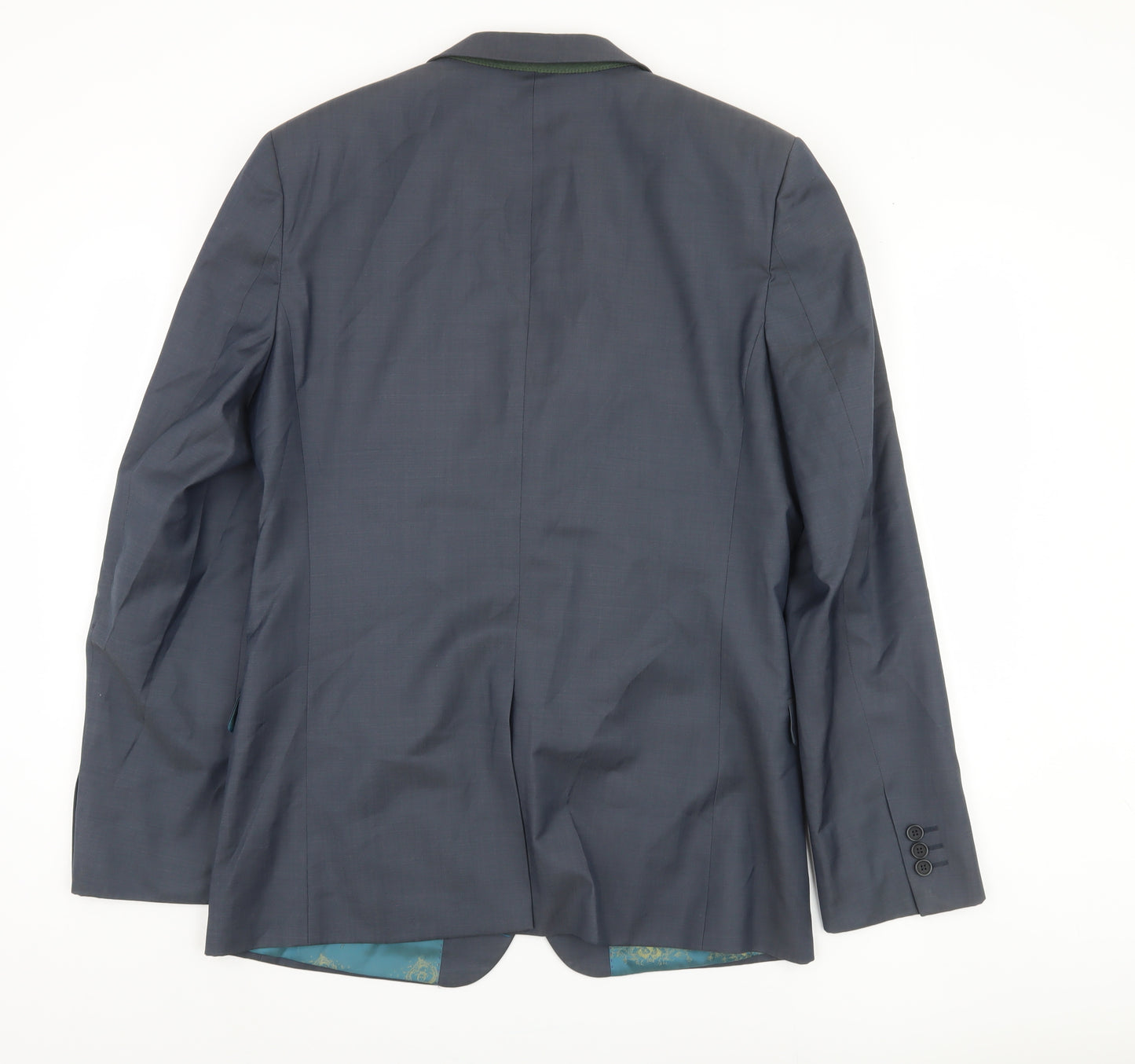 Ted Baker Men's Blue Long Blazer Jacket 40L