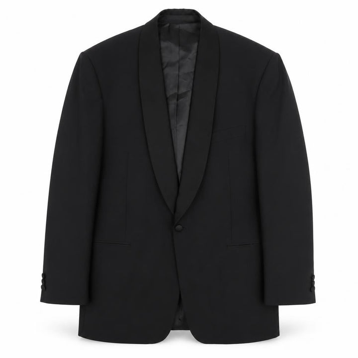Marks & Spencer Men's Black Medium Blazer with Shawl Lapel