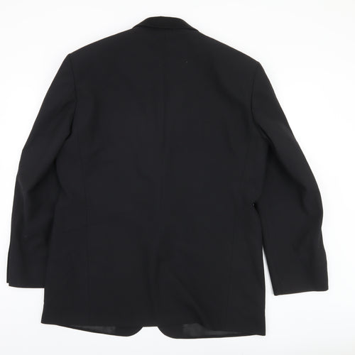 Marks and Spencer Men's Black Medium Blazer with Shawl Lapel
