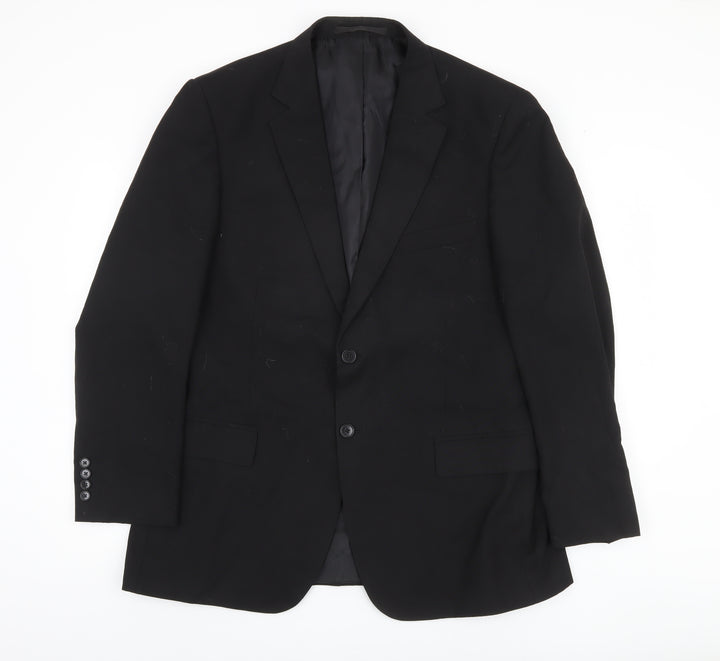 Marks and Spencer Men's Black Medium Suit Jacket