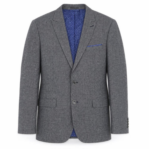 Marks & Spencer Men's Navy Check Blazer XL