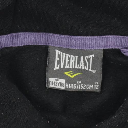 Everlast Boys Black Pullover Hoodie 11-12 Years