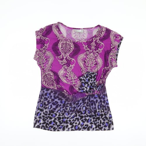 Wallis Women's Multicoloured Geometric Top, Size 14