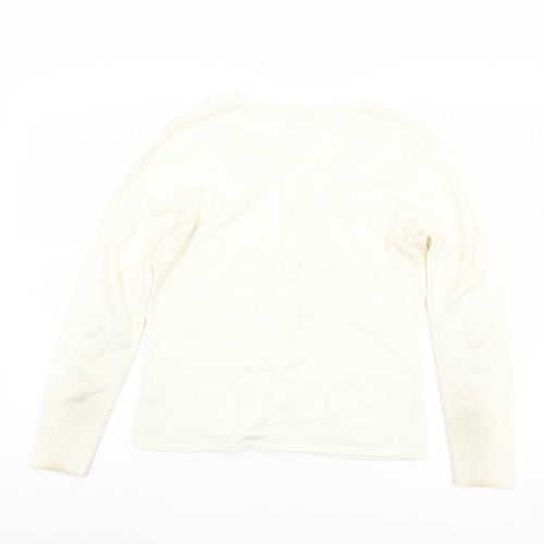 Paramour Ivory Women's Medium Cardigan, Embroidered