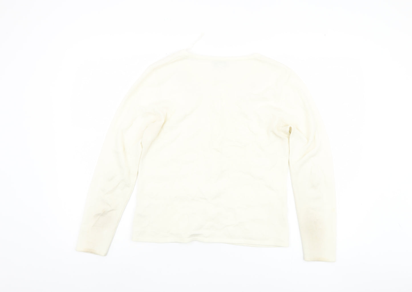 Paramour Ivory Women's Medium Cardigan, Embroidered