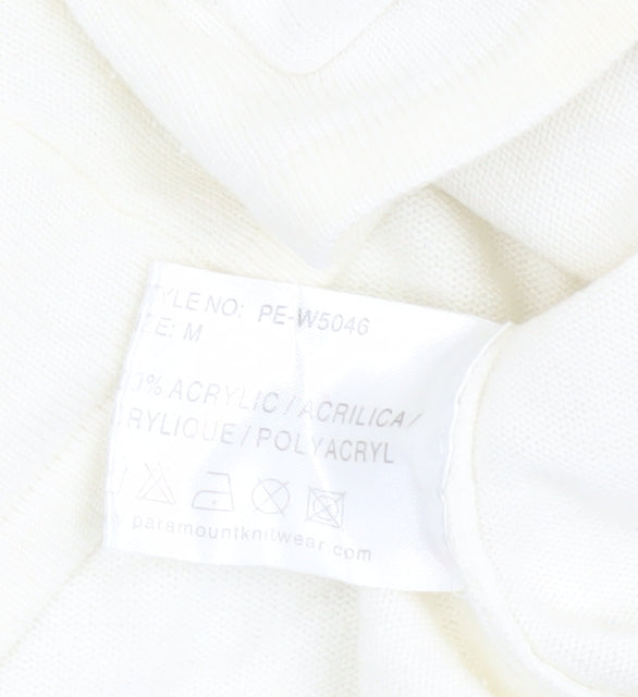 Paramour Ivory Women's Medium Cardigan, Embroidered