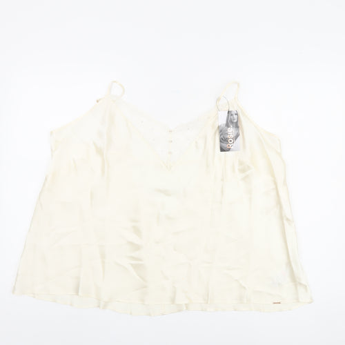 Marks and Spencer Women's Ivory Silk Camisole Size 22