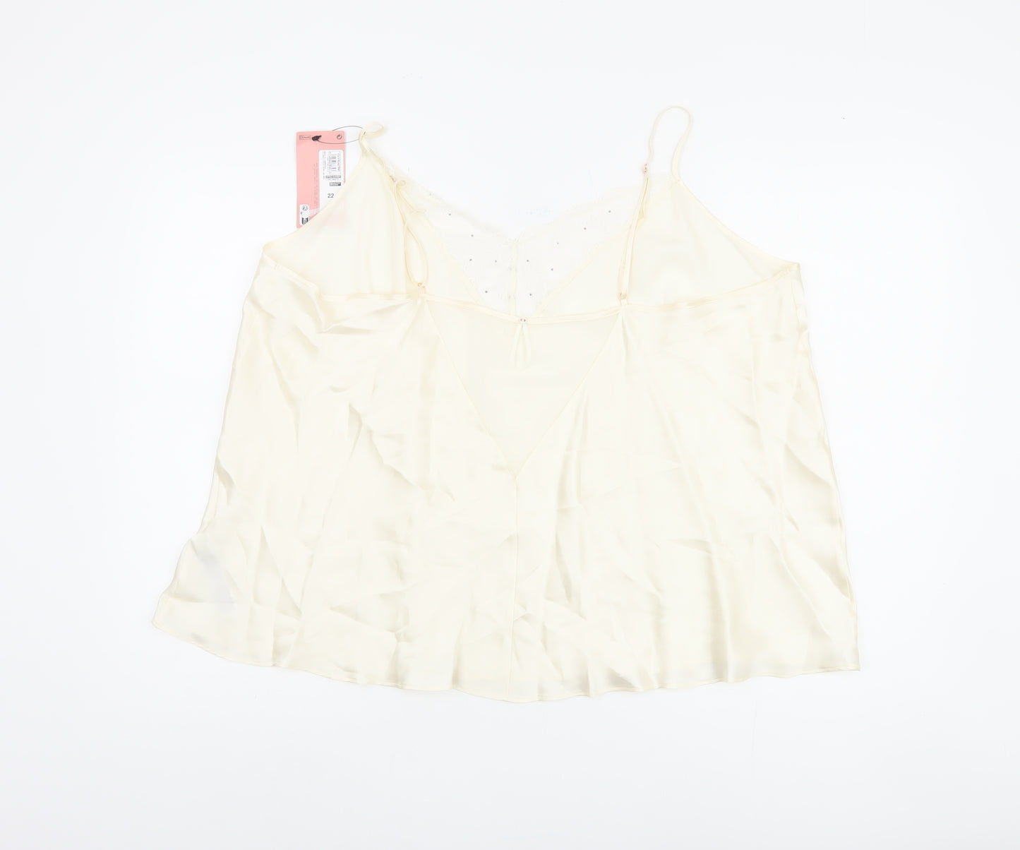 Marks and Spencer Women's Ivory Silk Camisole Size 22