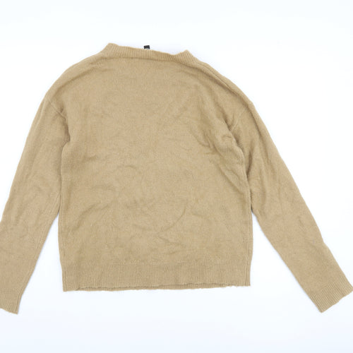 Dorothy Perkins Women's Beige Floral Pullover Jumper, UK 12