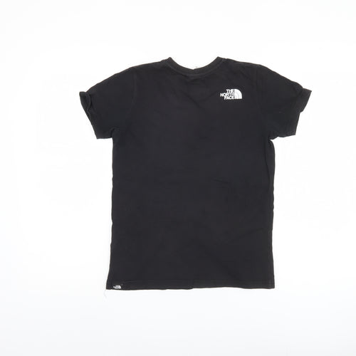 The North Face Boys Black L T-Shirt with Logo
