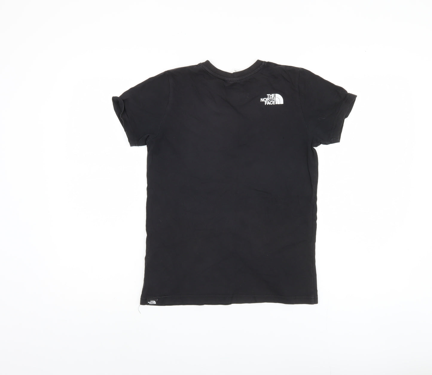 The North Face Boys Black L T-Shirt with Logo