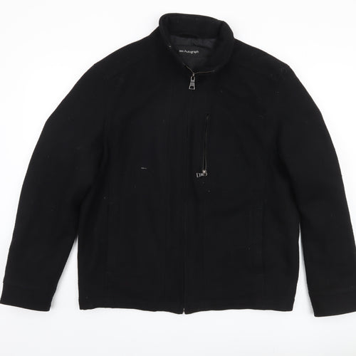 Marks and Spencer Men's Black Medium Wool Jacket
