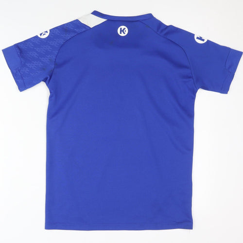 Kempa Boys Blue Athletic Gym T-Shirt 13-14 Years - Moisture Wicking