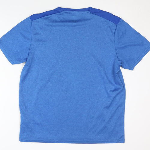 Trespass Men's Blue T-Shirt, Size M, Crew Neck, Quick Dry
