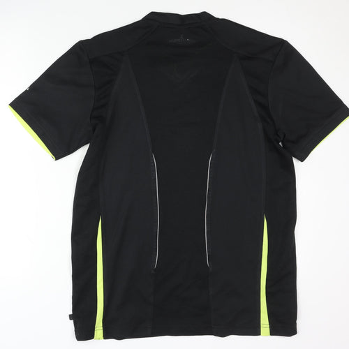 Rodeo Men's Black Athletic T-Shirt, Size L