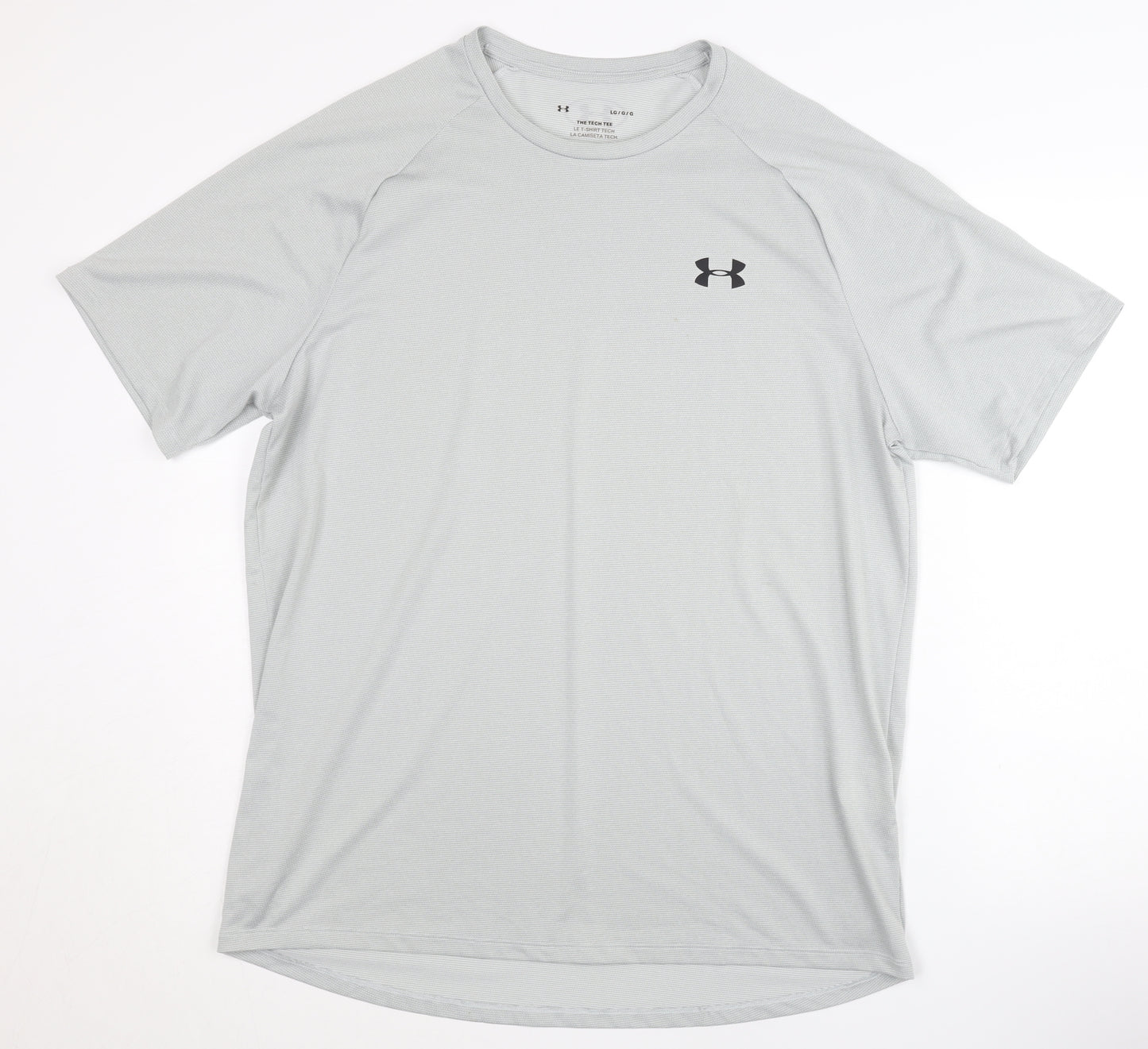 Under Armour Men's Grey Tech T-Shirt, Size L, Sports