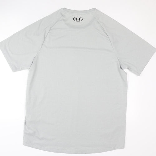 Under Armour Men's Grey Tech T-Shirt, Size L, Sports