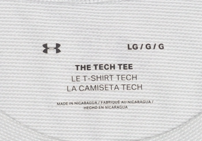 Under Armour Men's Grey Tech T-Shirt, Size L, Sports