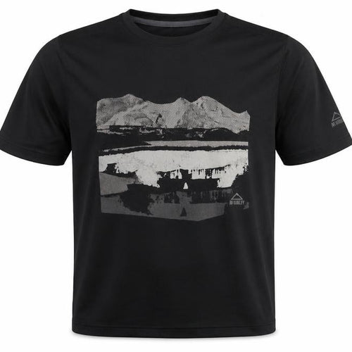 McKinley Men's Black T-Shirt L | Gym & Running
