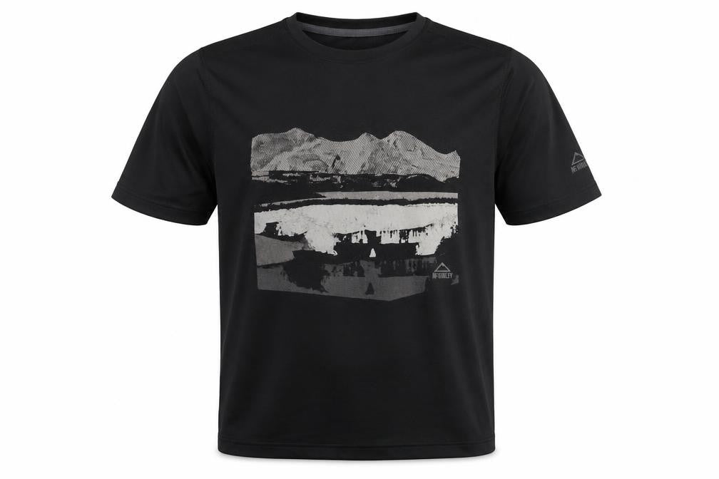 McKinley Men's Black T-Shirt L | Gym & Running