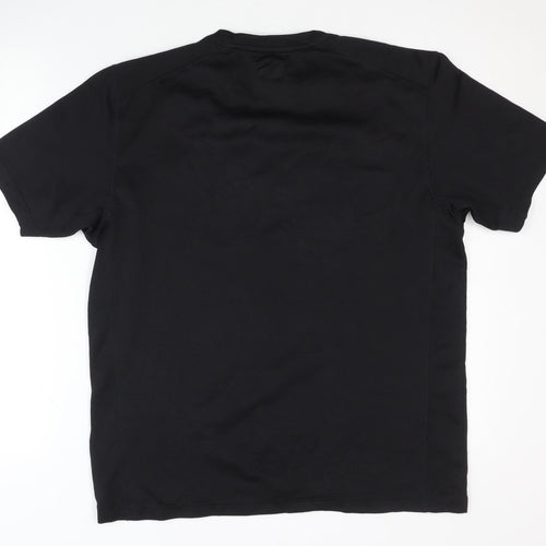 McKinley Men's Black T-Shirt L | Gym & Running