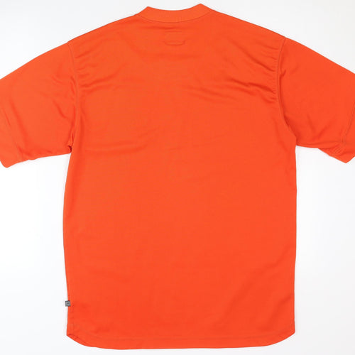 adidas Men's Orange T-Shirt M Pullover for Gym