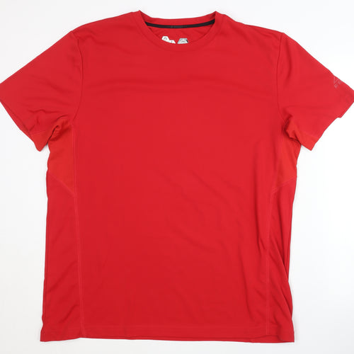 McKinley Men's Red XL Pullover Gym T-Shirt