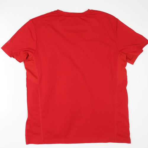 McKinley Men's Red XL Pullover Gym T-Shirt