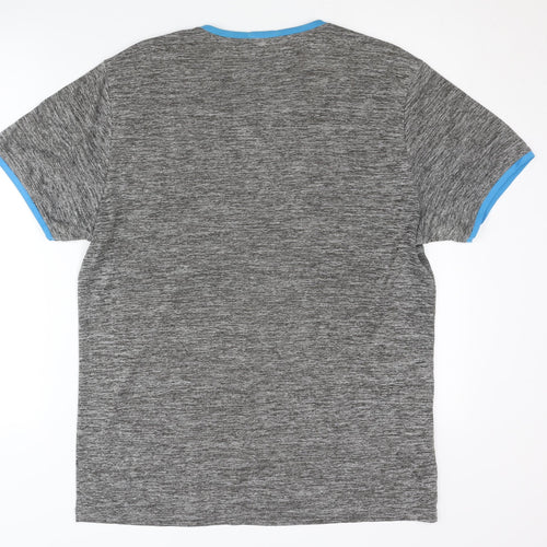 C&K Collection Men's Grey 2XL T-Shirt for CrossFit