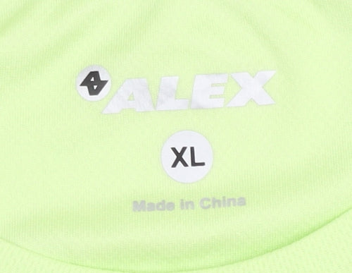 ALEX Men's Green XL Pullover T-Shirt