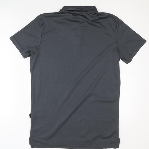 7days Men's Grey Polo Shirt M - Classic Activewear